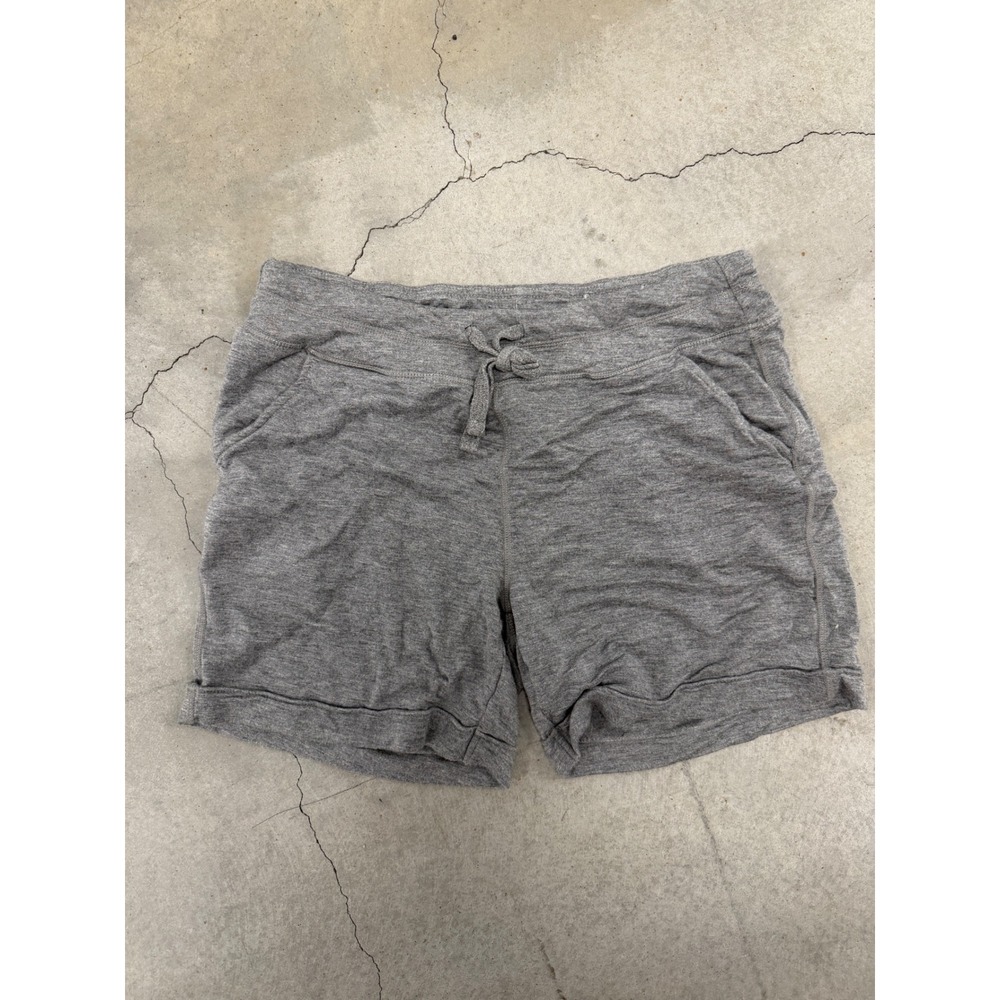 Women's Gaiam Heather Grey Jersey Knit
Drawstring Shorts - Medium - Yoga